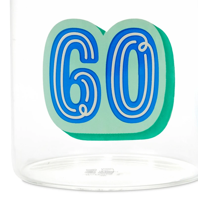 Glass 60th Birthday Mug, 17.5 oz. for only USD 19.99 | Hallmark