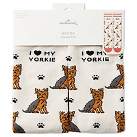 I Love My Yorkie Crew Socks for only USD 12.99 | Hallmark