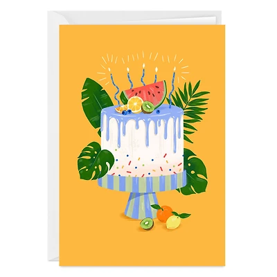 Fruity Summer Cake Custom Birthday Card for only USD 4.99 | Hallmark