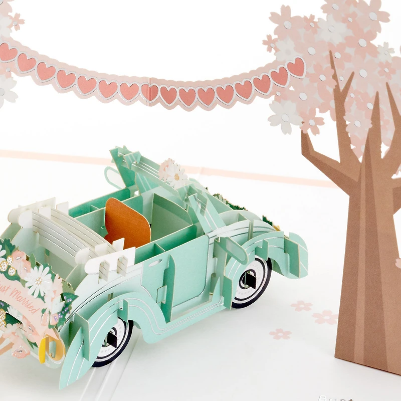 Best Wishes for the Road Ahead 3D Pop-Up Wedding Card for only USD 12.99 | Hallmark