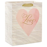 9.6" Love Lettering on Pink Medium Gift Bag for only USD 3.99 | Hallmark