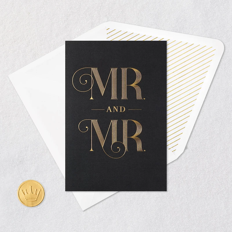 Celebrating Mr. and Mr. Wedding Card for only USD 6.59 | Hallmark