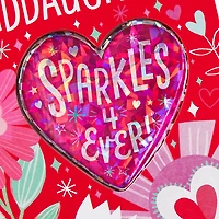 Sparkles Forever Granddaughter Valentine's Day Card With Sticker for only USD 4.99 | Hallmark