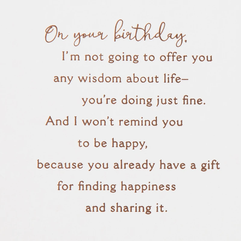 You Have a Gift for Sharing Happiness Birthday Card for Daughter for only USD 5.59 | Hallmark