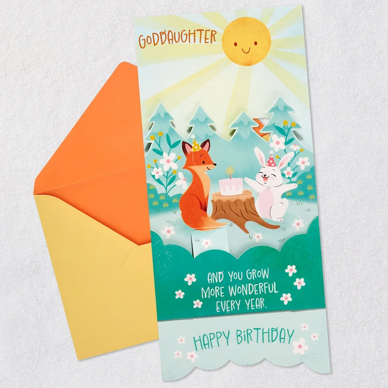 You're a Wonderful Blessing Pop-Up Birthday Card for Goddaughter for only USD 5.99 | Hallmark