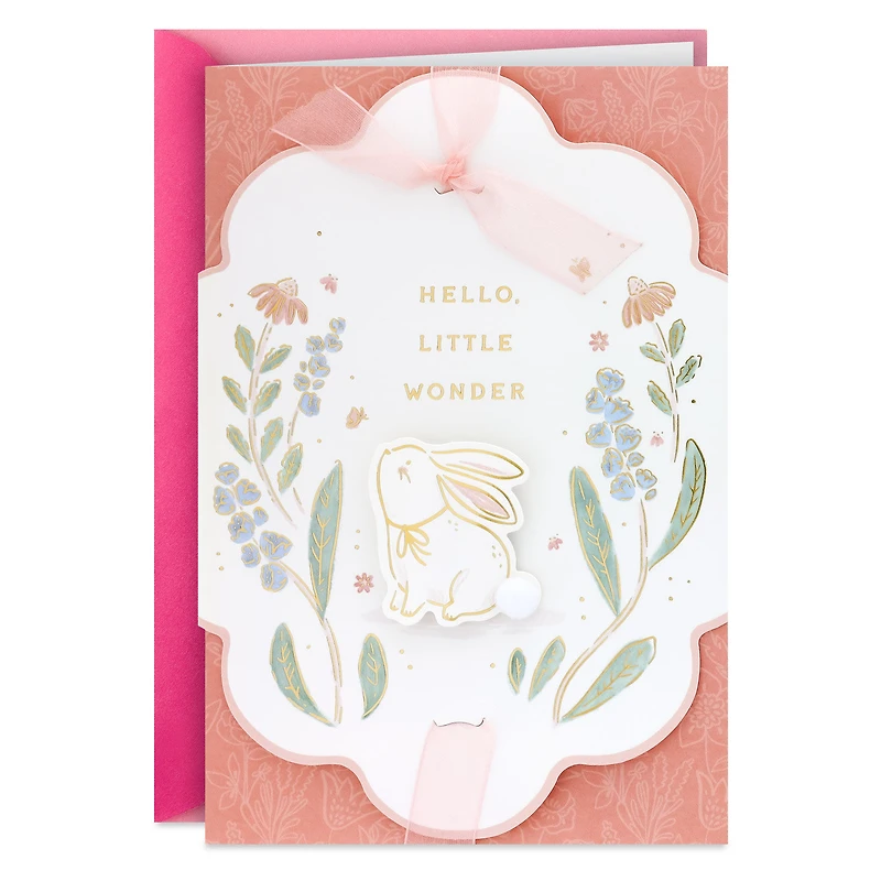 Hello Little Wonder New Baby Card for Girl for only USD 7.99 | Hallmark