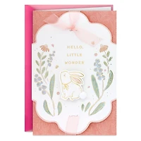 Hello Little Wonder New Baby Card for Girl for only USD 7.99 | Hallmark