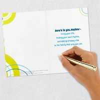 You Add a Happy Vibe Birthday Card for Nephew With Decal for only USD 8.59 | Hallmark