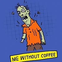 Coffee-Deprived and Zombie-Like Funny Halloween Card for only USD 3.69 | Hallmark