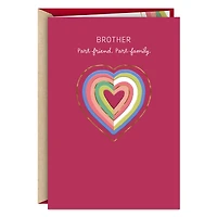 Part Friend, Part Family and Always Loved Valentine's Day Card for Brother for only USD 3.99 | Hallmark