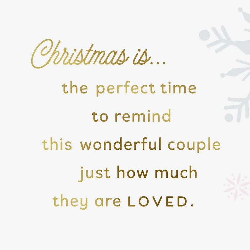 Joy, Peace and Love Christmas Card for Son and Daughter-in-Law for only USD 5.99 | Hallmark