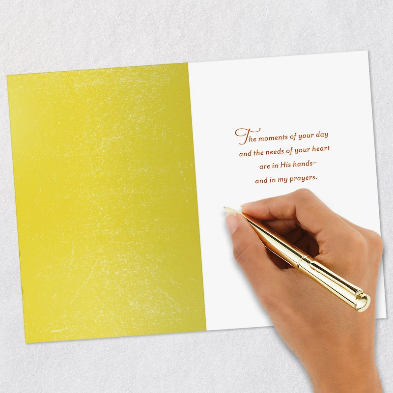 In God's Hands and In My Prayers Religious Encouragement Card for only USD 3.59 | Hallmark