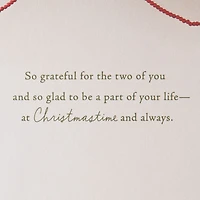 So Grateful for You Christmas Card for Grandson and Wife for only USD 3.59 | Hallmark