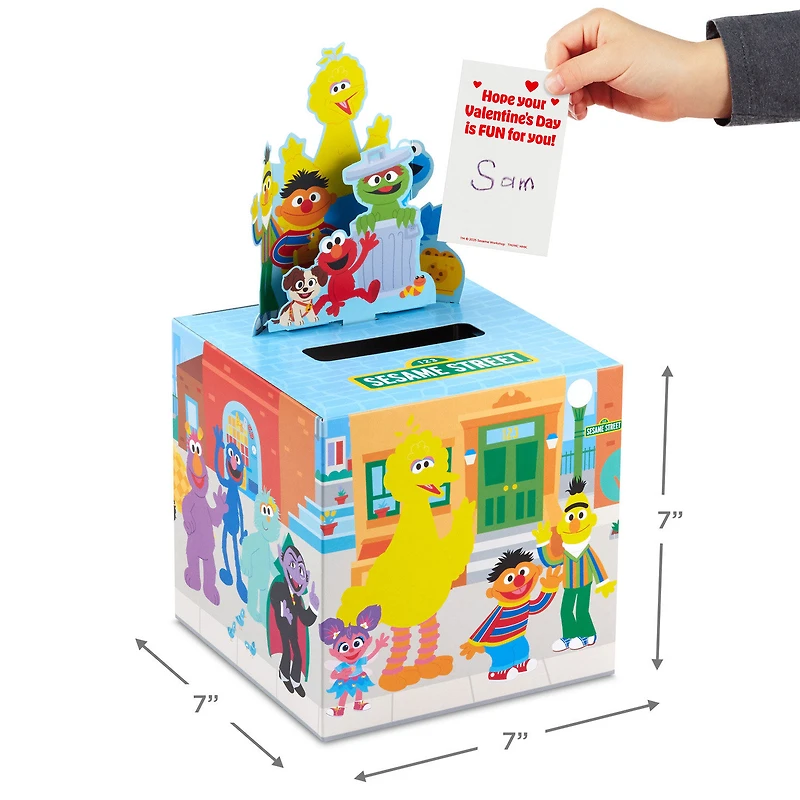 Sesame Street Smiles and Fun Kids Classroom Valentines Set With Cards and Mailbox for only USD 14.99 | Hallmark