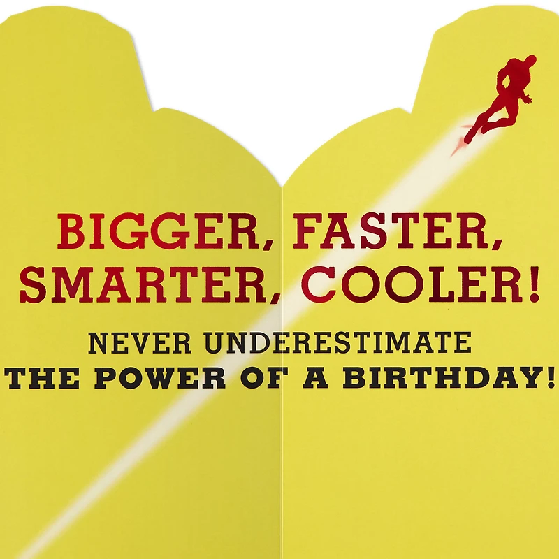 Marvel Iron Man Bigger, Faster, Smarter, Cooler Birthday Card for Kids for only USD 3.99 | Hallmark