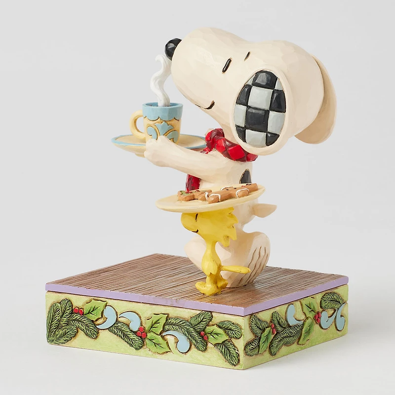 Jim Shore Peanuts Snoopy and Woodstock Cookies for Santa Figurine, 5" for only USD 52.99 | Hallmark