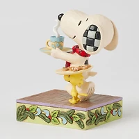 Jim Shore Peanuts Snoopy and Woodstock Cookies for Santa Figurine, 5" for only USD 52.99 | Hallmark