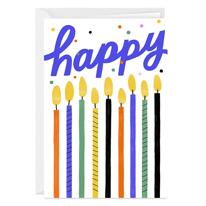 Happy Candles Custom Birthday Card for only USD 4.99 | Hallmark
