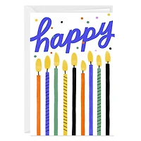 Happy Candles Custom Birthday Card for only USD 4.99 | Hallmark