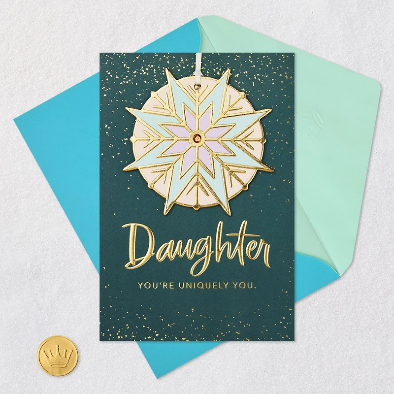 You're Uniquely You Christmas Card for Daughter With Ornament for only USD 7.99 | Hallmark