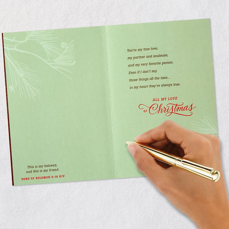 For My True Love and Soulmate Religious Christmas Card for only USD 5.59 | Hallmark