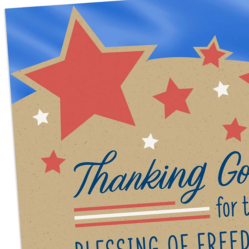 The Blessing of Freedom Religious Veterans Day Card for only USD 2.00 | Hallmark
