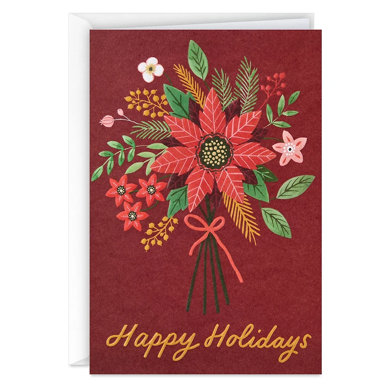 Grateful for You Holiday Florals Packaged Christmas Cards, Set of 5 for only USD 5.00 | Hallmark