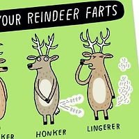 Reindeer Farts Funny Christmas Card for only USD 3.69 | Hallmark