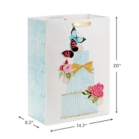 20" Butterfly Cake Jumbo Gift Bag for only USD 6.99 | Hallmark
