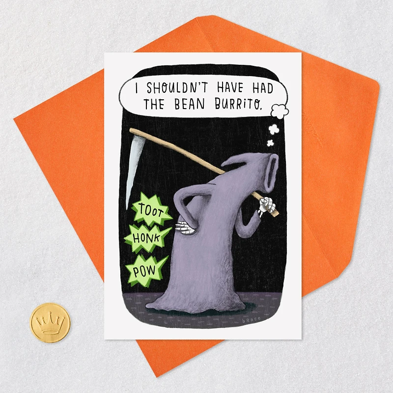 Wishes from the Grim Ripper Funny Halloween Card for only USD 3.49 | Hallmark