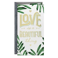 Love Is a Beautiful Thing Money Holder Wedding Card for only USD 4.59 | Hallmark