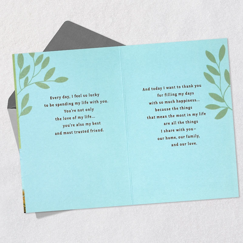 Filling My Days With Happiness Romantic Anniversary Card for Spouse for only USD 5.99 | Hallmark