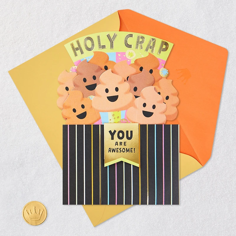 Holy Crap, You're Awesome Funny Pop-Up Card for only USD 7.99 | Hallmark