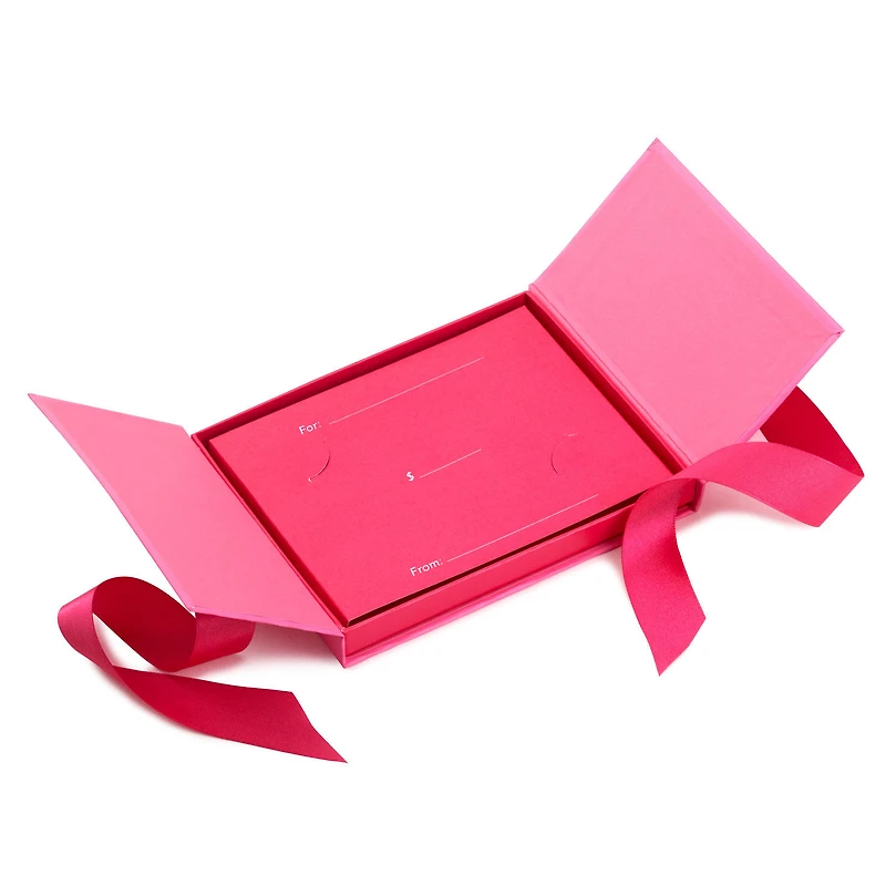 4.5" Pink Gift Card Holder Box With Pink Satin Bow for only USD 5.99 | Hallmark