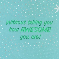 You're So Awesome Holiday Card for Grandson for only USD 4.59 | Hallmark