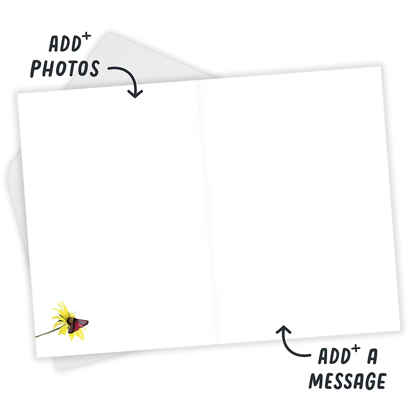 Marjolein Bastin Cheerful Flower Pot Blank Custom Card for only USD 4.99 | Hallmark