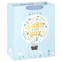 13" Bunny in Hot Air Balloon Baby Boy Large Gift Bag for only USD 4.99 | Hallmark