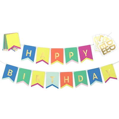 Customizable Multicolor Party Banner Kit for only USD 9.99 | Hallmark
