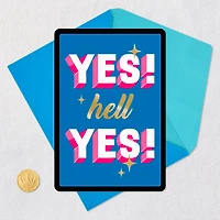 Hell Yes Venmo Congratulations Card for only USD 4.99 | Hallmark