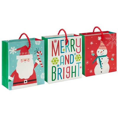 4.6" Merry and Bright 3-Pack Assortment Christmas Gift Card Holder Mini Bags for only USD 4.99 | Hallmark