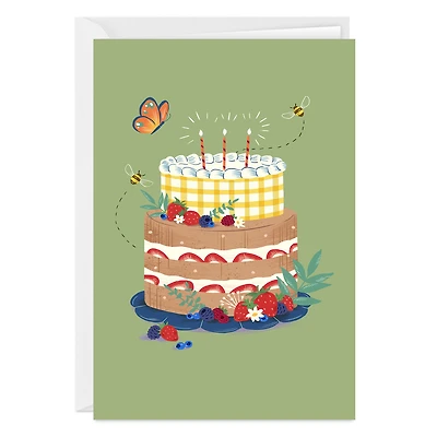 Sweet Spring Cake Custom Birthday Card for only USD 4.99 | Hallmark