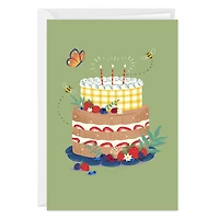 Sweet Spring Cake Custom Birthday Card for only USD 4.99 | Hallmark