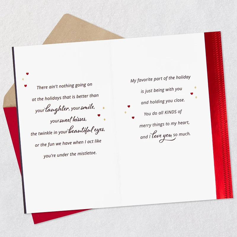 You Make My Heart Merry Romantic Christmas Card for only USD 5.99 | Hallmark