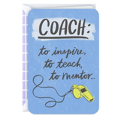 You're a Great Coach Thank You Card for only USD 2.99 | Hallmark