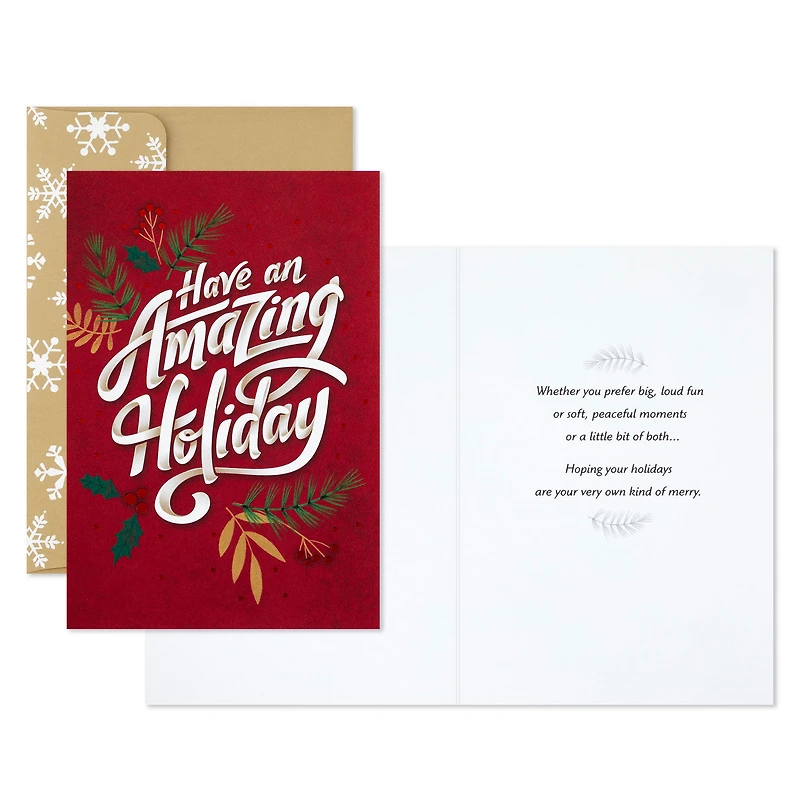 Your Own Kind of Merry Boxed Holiday Cards, Pack of 16 for only USD 15.49 | Hallmark
