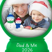 Dad and Me Snow Globe 2026 Photo Frame Ornament for only USD 19.99 | Hallmark