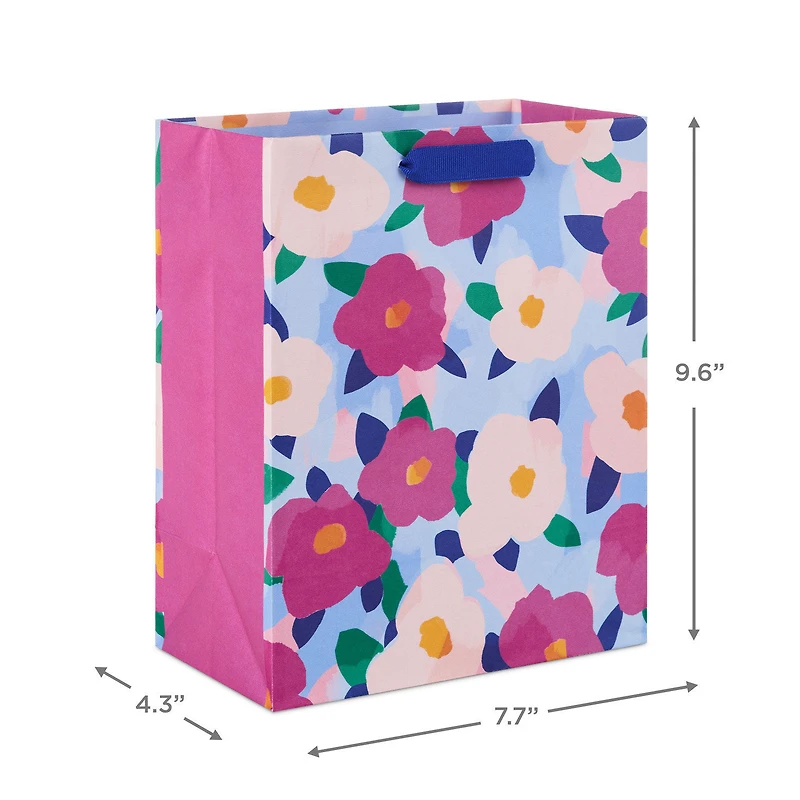 9.6" Bold Floral Print Medium Gift Bag for only USD 3.49 | Hallmark