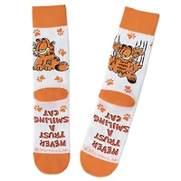 Garfield Poses and Paw Prints Novelty Crew Socks for only USD 14.99 | Hallmark