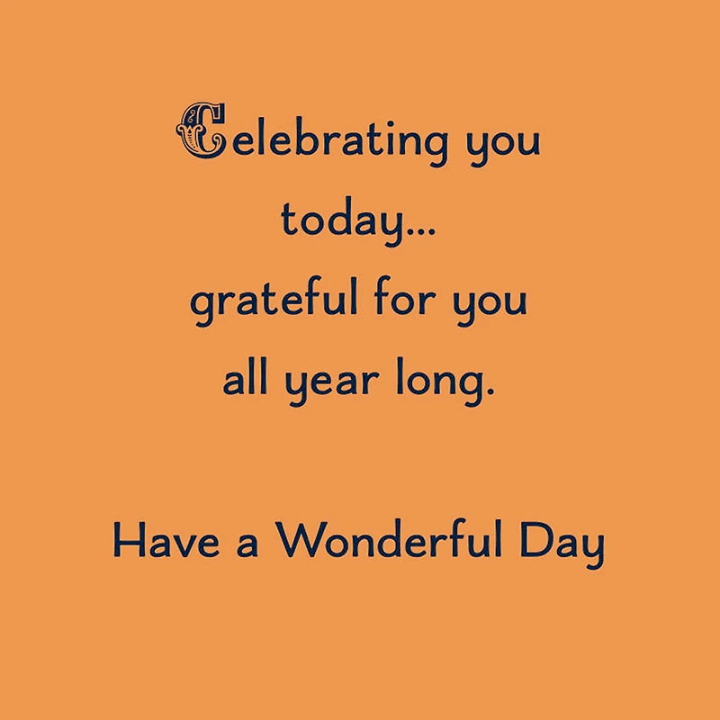 Grateful for You All Year Long Father's Day Card for only USD 2.50 | Hallmark