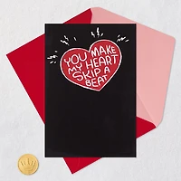 You Make My Heart Skip a Beat Funny Valentine's Day Card for only USD 3.99 | Hallmark